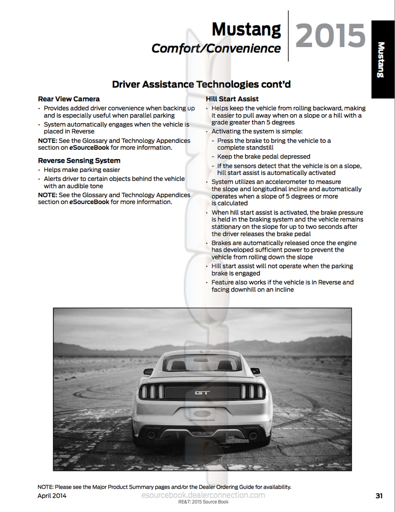 Illustration for article titled This Is The Entire Dealer Guide To The 2015 Mustang